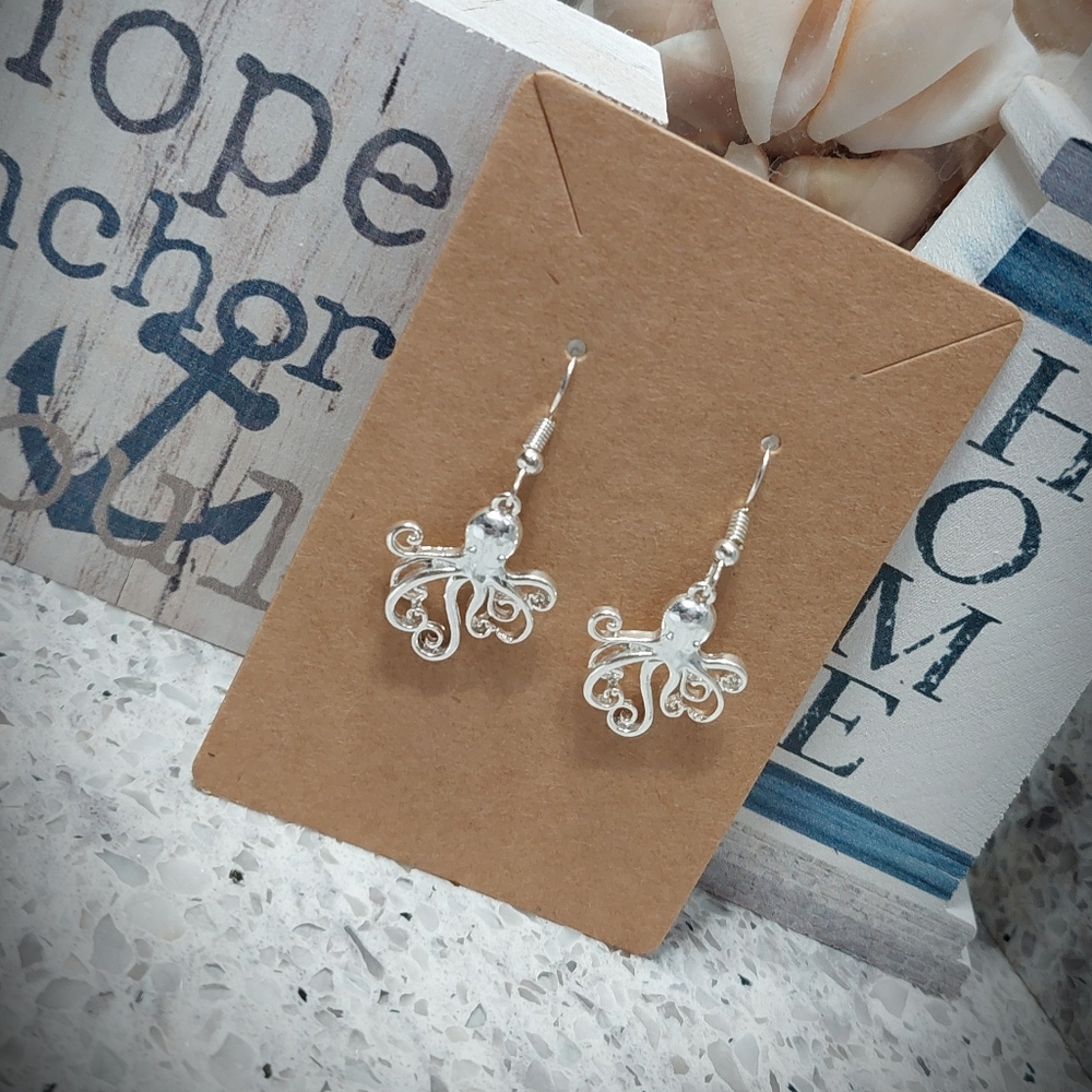 💥 3 for $15! Octopus earrings